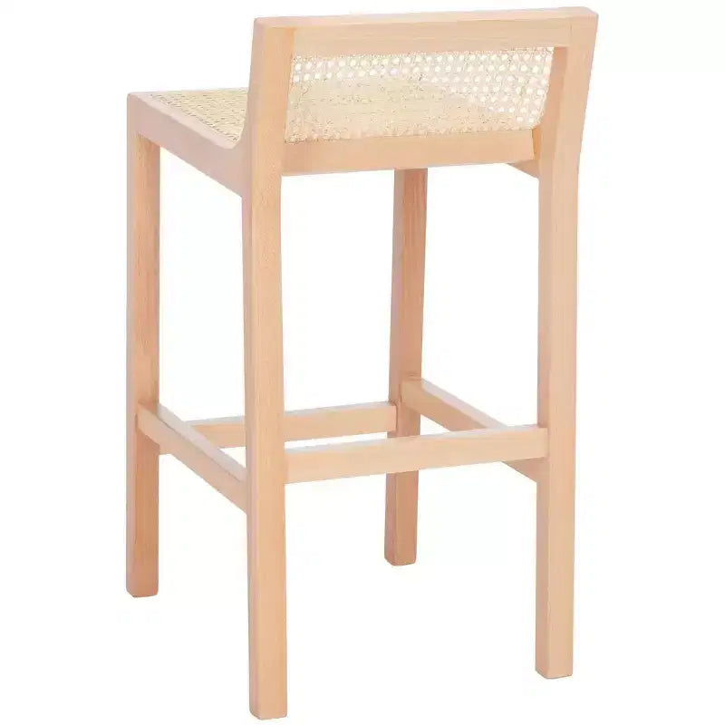 Tabouret de bar bas en cannage Saito - BST9500 - Safavieh