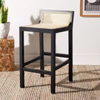 Tabouret de bar bas en cannage Saito - BST9500 - Safavieh