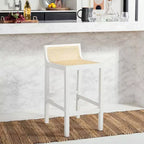 Tabouret de bar bas en cannage Saito - BST9500 - Safavieh