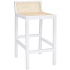 Tabouret de bar bas en cannage Saito - BST9500 - Safavieh