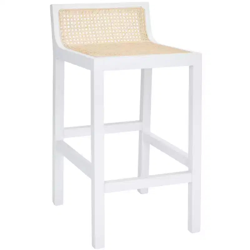 Tabouret de bar bas en cannage Saito - BST9500 - Safavieh