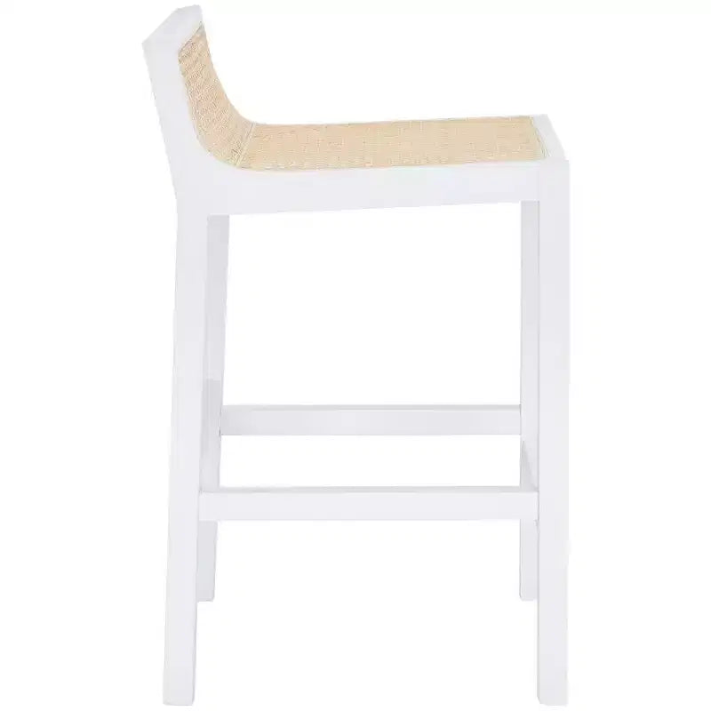 Tabouret de bar bas en cannage Saito - BST9500 - Safavieh