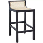 Tabouret de bar bas en cannage Saito - BST9500 - Safavieh