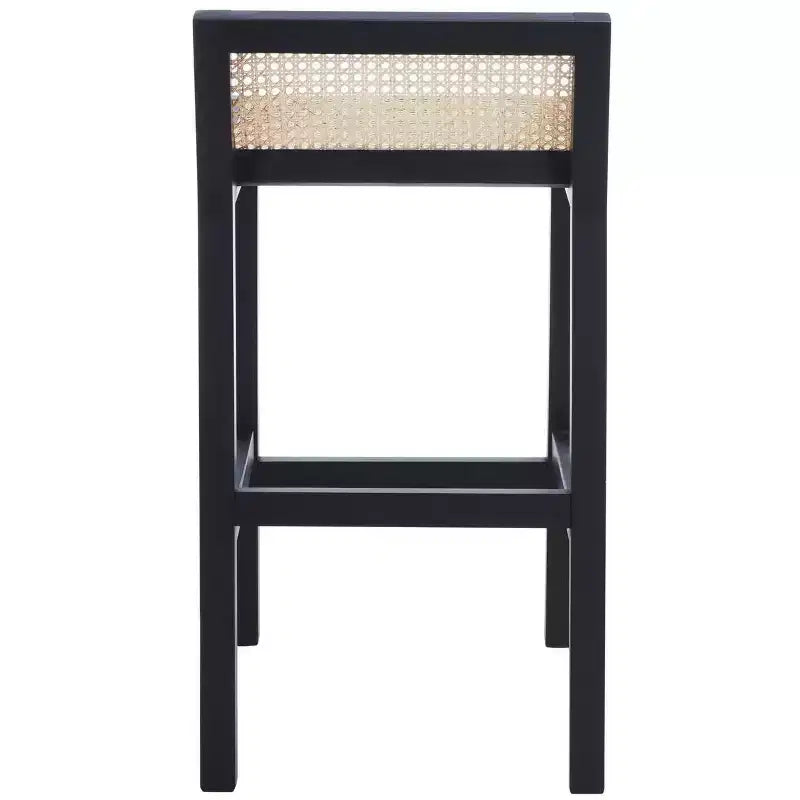 Tabouret de bar bas en cannage Saito - BST9500 - Safavieh