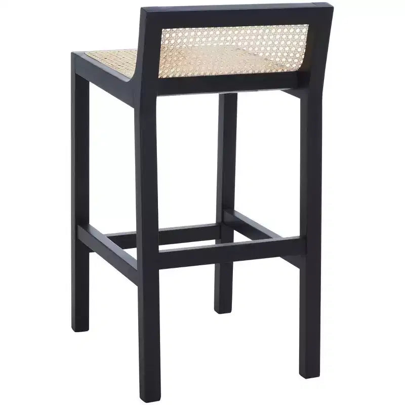 Tabouret de bar bas en cannage Saito - BST9500 - Safavieh