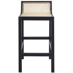 Saito Low Back Cane Counter Stool - BST9500 - Safavieh