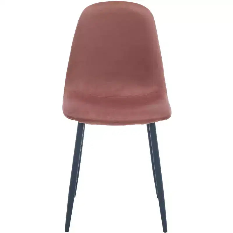 Blaire Diining Chair - Set of 2 - DCH2001 - Pink/Dark Grey - Safavieh