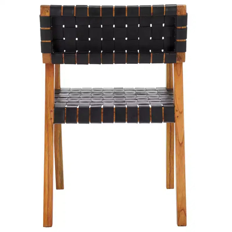 Chaise de salle à manger en cuir Cire - DCH4004 - Safavieh
