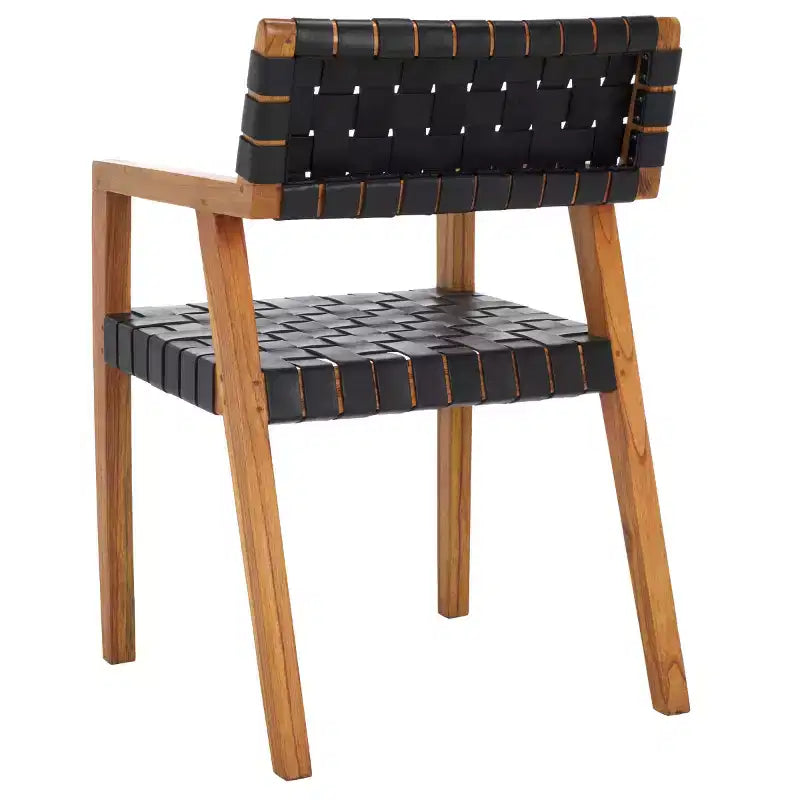 Chaise de salle à manger en cuir Cire - DCH4004 - Safavieh