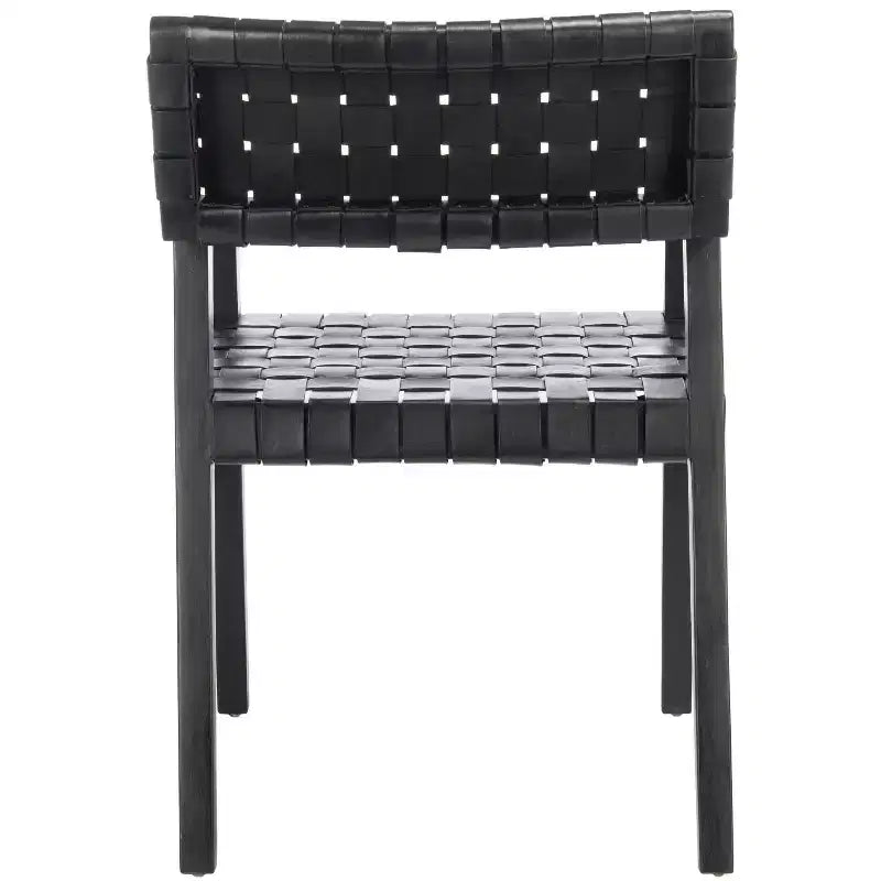 Chaise de salle à manger en cuir Cire - DCH4004 - Safavieh