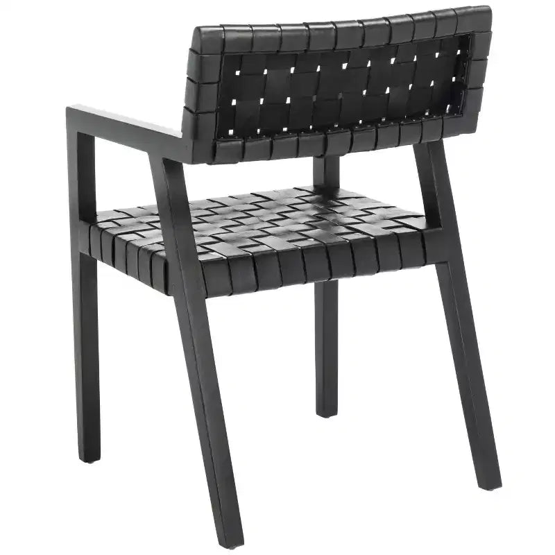 Chaise de salle à manger en cuir Cire - DCH4004 - Safavieh