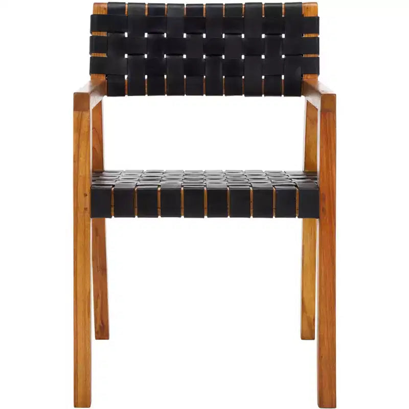 Chaise de salle à manger en cuir Cire - DCH4004 - Safavieh