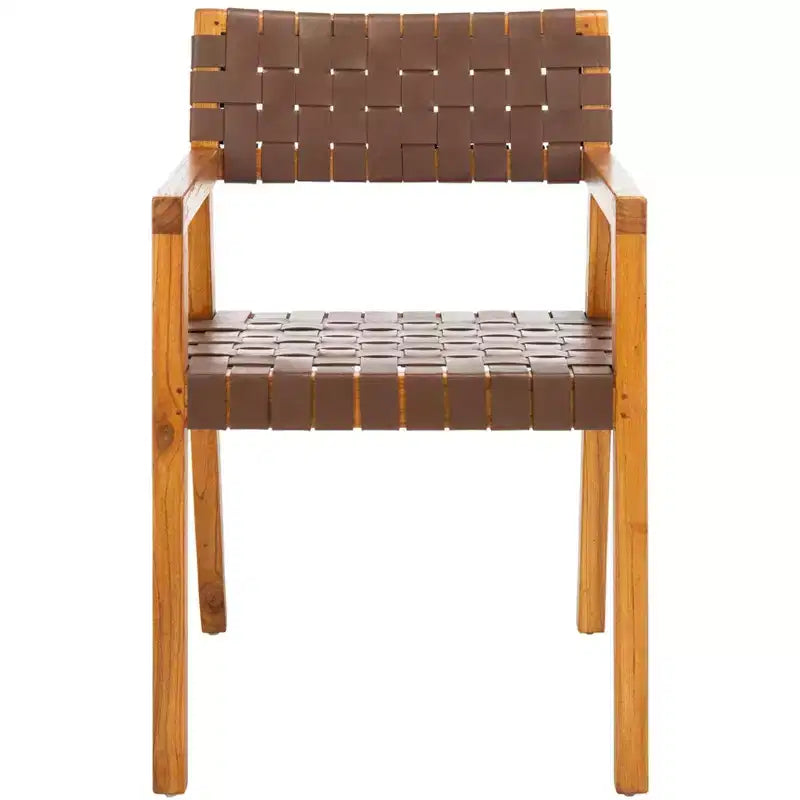 Chaise de salle à manger en cuir Cire - DCH4004 - Safavieh