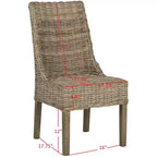 Suncoast 18 H, fauteuil accoudoirs (lot de 2) – FOX6503 – Safavieh Couture