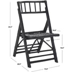 Chaise pliante Maja Rattan (Lot de 2) - SEA7042 - Safavieh