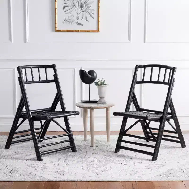 Chaise pliante Maja Rattan (Lot de 2) - SEA7042 - Safavieh