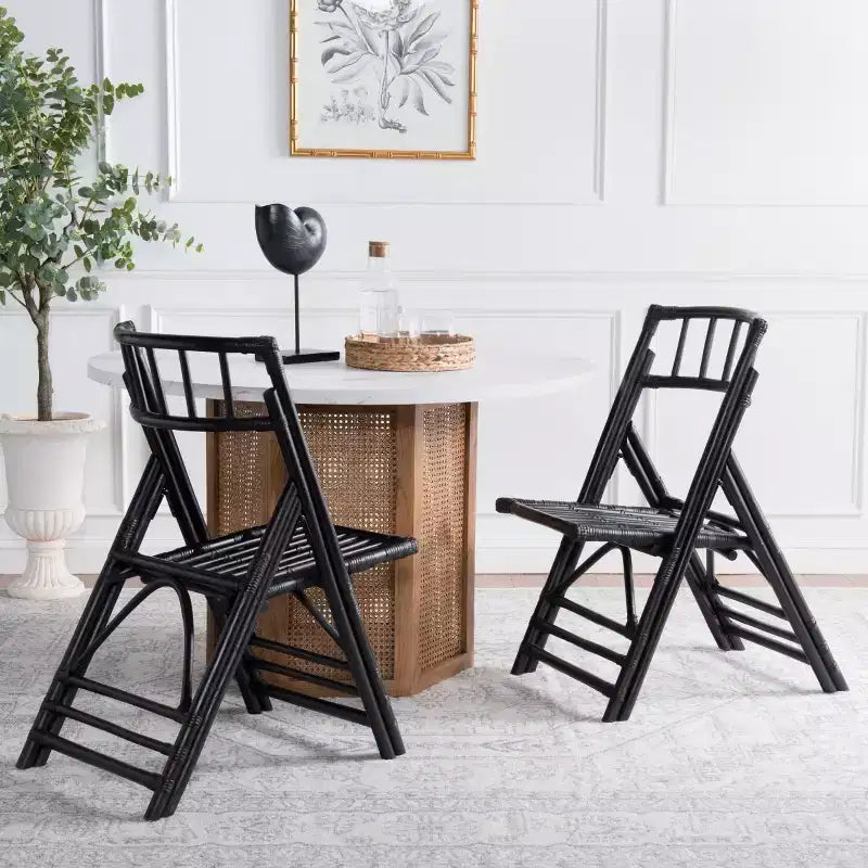 Chaise pliante Maja Rattan (Lot de 2) - SEA7042 - Safavieh