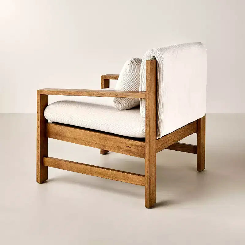 Fauteuil rembourré à structure en bois - Hearth & Hand avec les meubles Magnolia