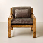 Fauteuil rembourré à structure en bois - Hearth & Hand avec les meubles Magnolia