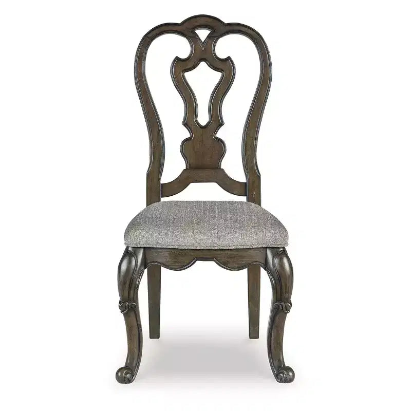 Signature Design by Ashley Maylee, Chaise de salle à manger, lot de 2, marron foncé