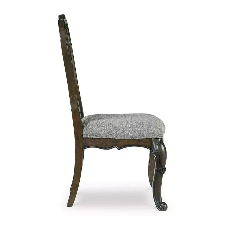 Signature Design by Ashley Maylee, Chaise de salle à manger, lot de 2, marron foncé