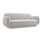 Canapé en velours texturé Kandor - 84,7L x 34,3P x 32,1H