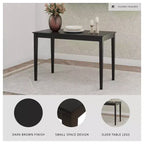Signature Design by Ashley Table à manger contemporaine Kimonte, marron foncé