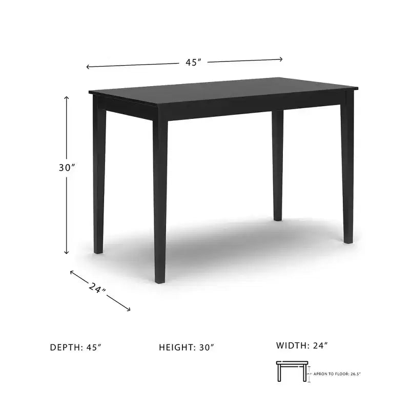 Signature Design by Ashley Table à manger contemporaine Kimonte, marron foncé
