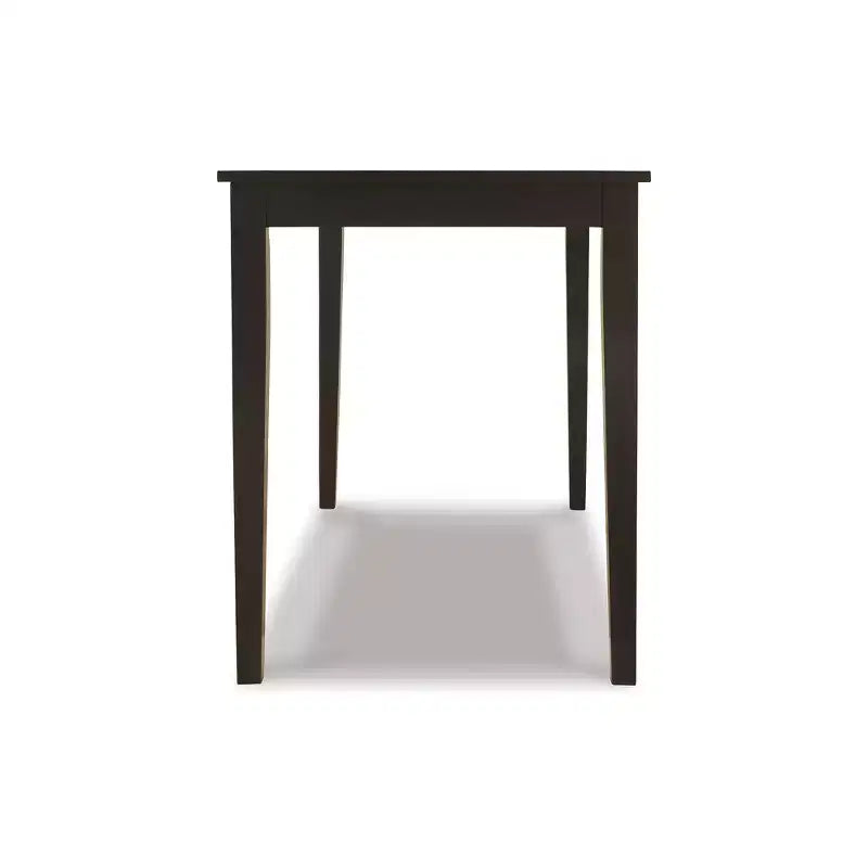 Signature Design by Ashley Table à manger contemporaine Kimonte, marron foncé