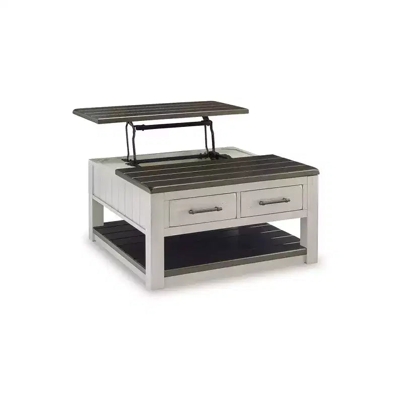 Signature Design by Ashley Darborn Table basse relevable, Gris et marron