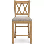 Tabouret de bar à hauteur de comptoir Havonplane de Signature Design by Ashley, ensemble de 2, brun