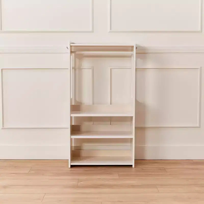 ECR4Kids Portant à vêtements pour enfants TrendiTot avec étagères réglables, armoire pour tout-petits