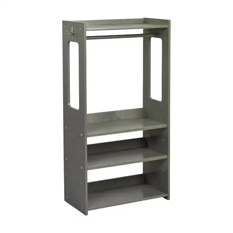 ECR4Kids TrendiTot Kids Clothing Rack with Adjustable Shelves, Toddler Wardrobe