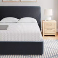 Signature Design by Ashley 12 Inch Chime Medium Firm Charcoal Gel & Green Tea Infused Memory Foam Mattress for Pressure Relief