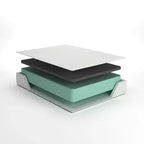 Matelas en mousse à mémoire de forme infusée de charbon de bois et de thé vert Signature Design by Ashley 12 po Chime, fermeté moyenne, pour soulager la pression