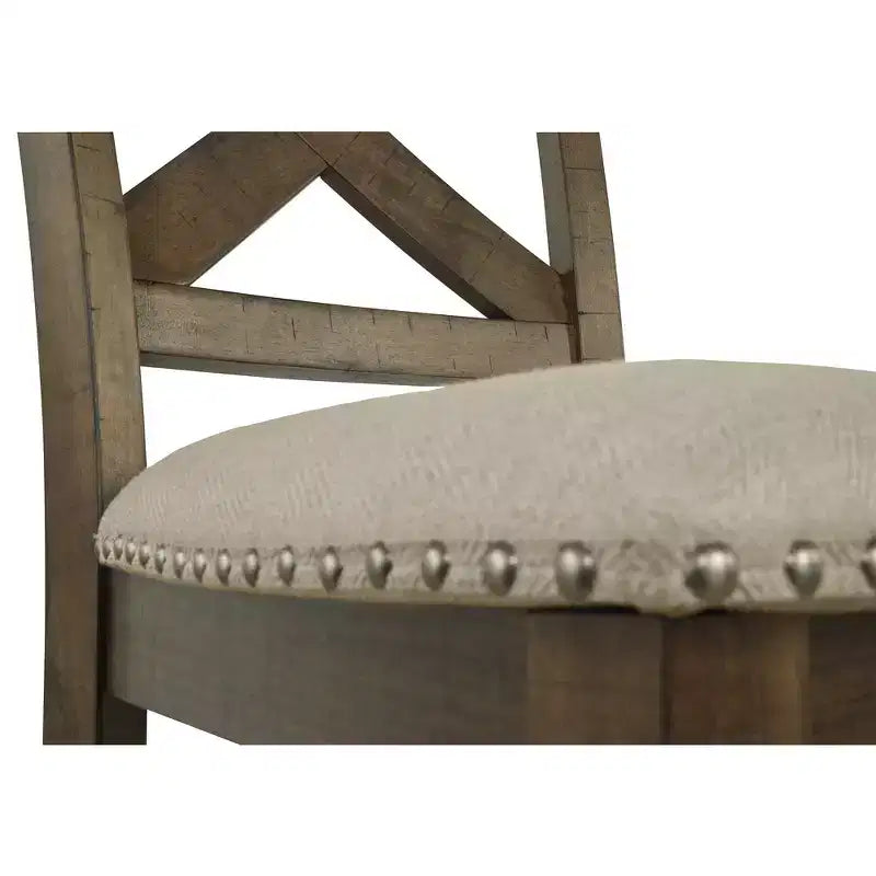 Tabouret de bar rembourré Signature Design by Ashley Morivile, hauteur comptoir, lot de 2, beige