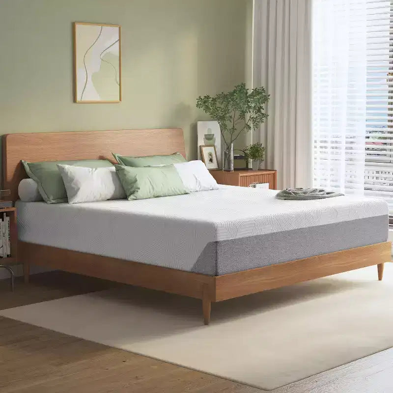 Matelas en mousse à mémoire de forme Wuleitex de 12 pouces, matelas de fermeté moyenne certifié respirant pour un sommeil frais et décompressif