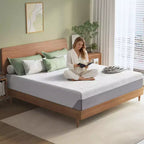 Matelas en mousse à mémoire de forme Wuleitex de 12 pouces, matelas de fermeté moyenne certifié respirant pour un sommeil frais et décompressif