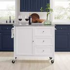 Îlot de cuisine/Chariot de cuisine avec plan de travail en granit Soren - Crosley