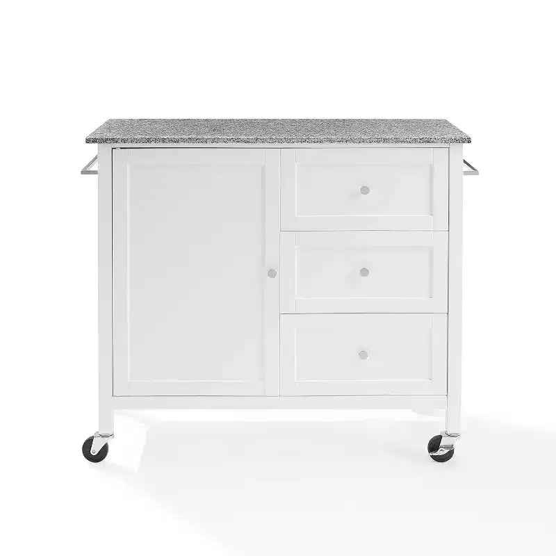 Îlot de cuisine/Chariot de cuisine avec plan de travail en granit Soren - Crosley