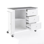 Îlot de cuisine/Chariot de cuisine avec plan de travail en granit Soren - Crosley