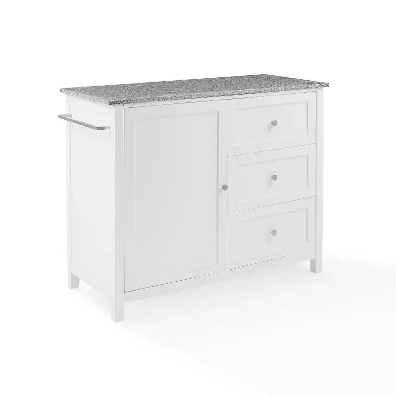 Îlot de cuisine/Chariot de cuisine avec plan de travail en granit Soren - Crosley