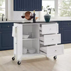 Îlot de cuisine/Chariot de cuisine avec plan de travail en granit Soren - Crosley