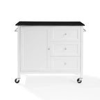 Îlot de cuisine/Chariot de cuisine avec plan de travail en granit Soren - Crosley