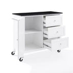 Îlot de cuisine/Chariot de cuisine avec plan de travail en granit Soren - Crosley