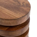 Table d'appoint ronde Omar par Kate and Laurel
