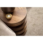 Table d'appoint ronde Omar par Kate and Laurel