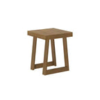 Table d'appoint carrée classique en bois massif Plank+Beam, table de canapé de 50,8 cm pour le salon, bout de canapé