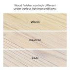 Table d'appoint carrée classique en bois massif Plank+Beam, table de canapé de 50,8 cm pour le salon, bout de canapé
