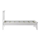 Cadre de lit simple Plank+Beam Farmhouse avec tête de lit, lit plateforme en bois massif